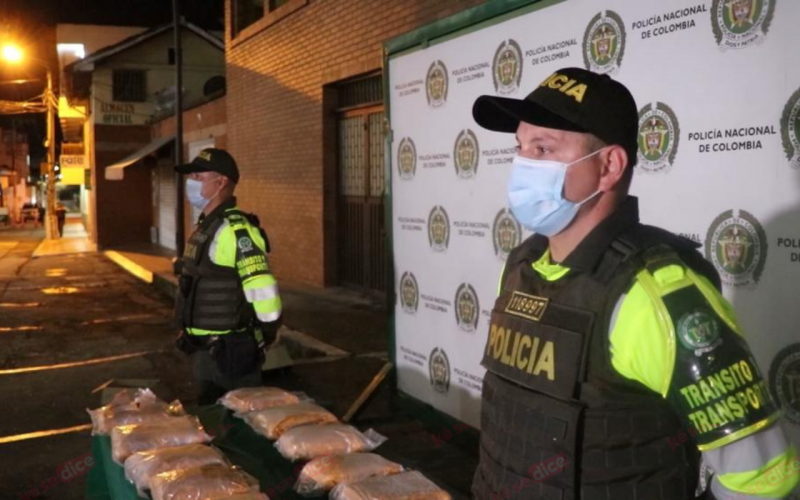 Incautan narcoencomienda en la vía a Barrancabermeja