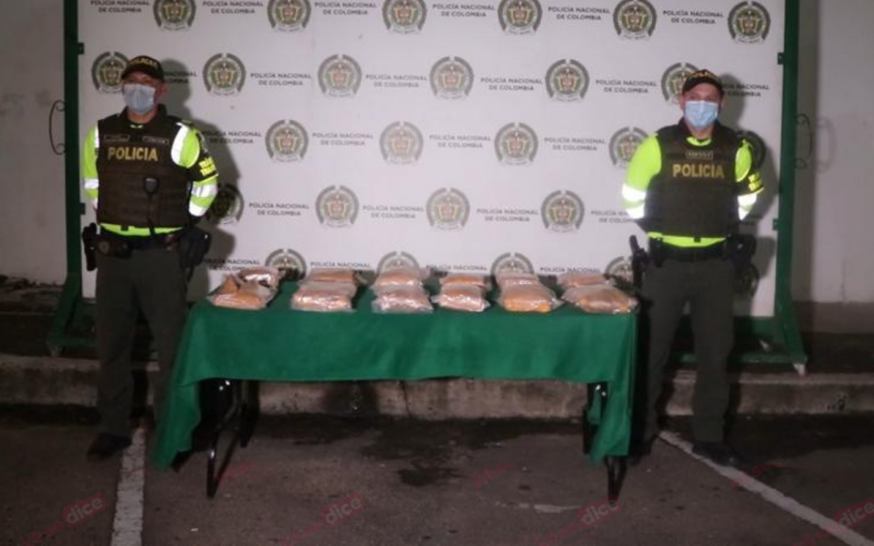 Incautan narcoencomienda en la vía a Barrancabermeja