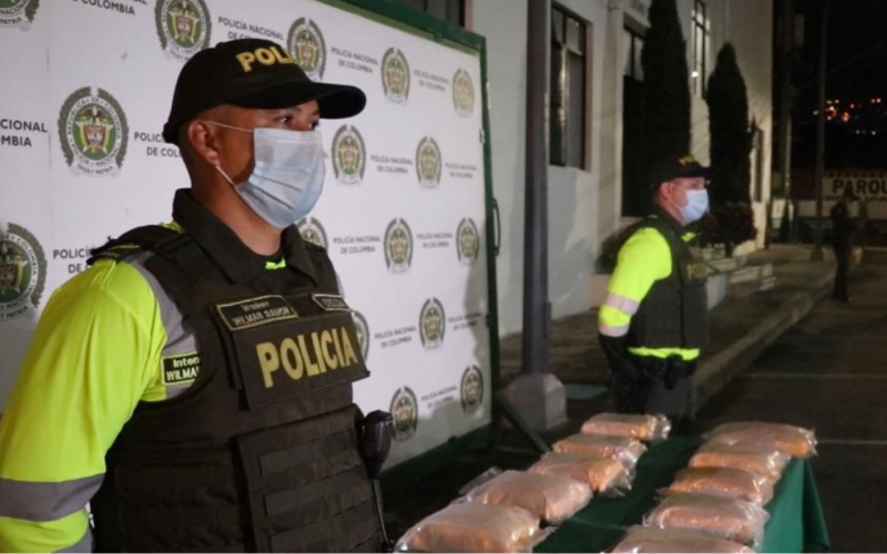 Incautan narcoencomienda en la vía a Barrancabermeja