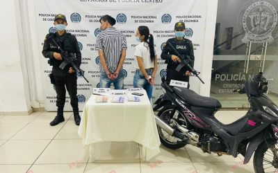 Atraparon a seis extorsionistas y ladrones de motos