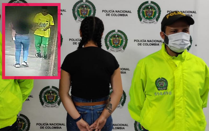 Capturada por usar a su hija para vender droga en Bga