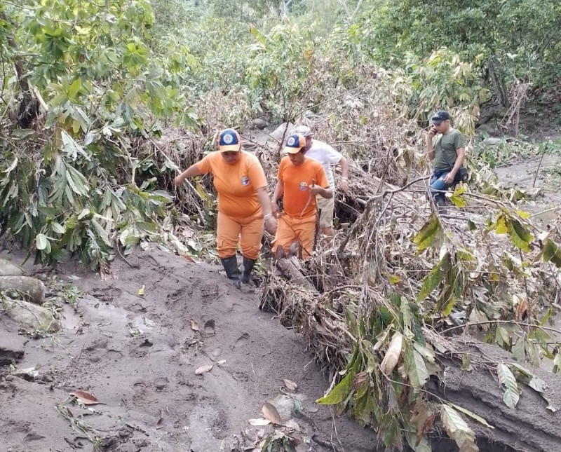 Dos personas sepultadas por un alud en el Carmen de Chucurí