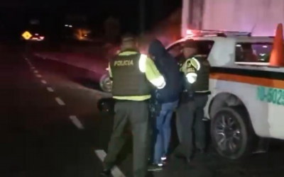 Dos capturados y cinco armas incautadas en controles