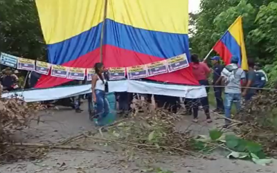 Bloquean vías de Puerto Wilches en protesta por Fracking