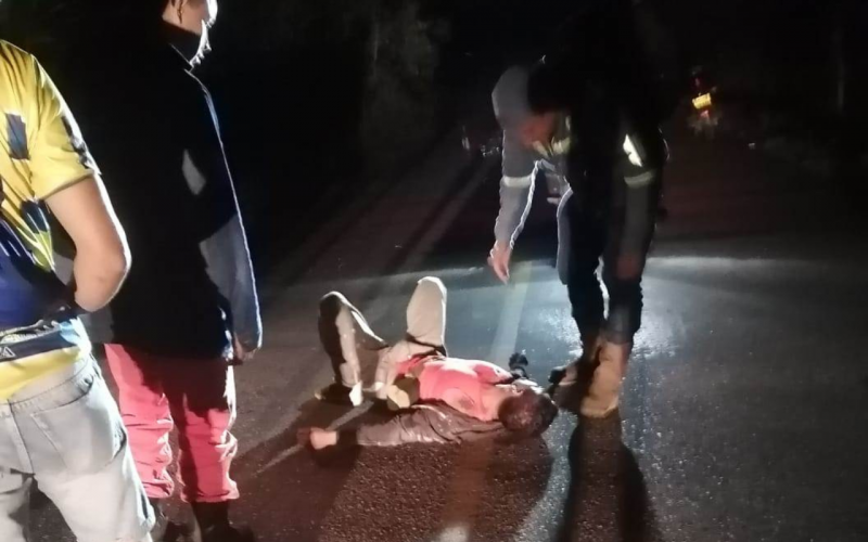 Una motorizada fallecida en choque en Puerto Wilches