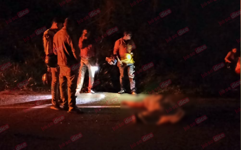 Mortal accidente de motorizado vía San Gil–Bucaramanga