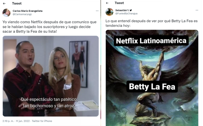 Netflix anunció que retirará ‘Betty la fea” y estallaron los memes