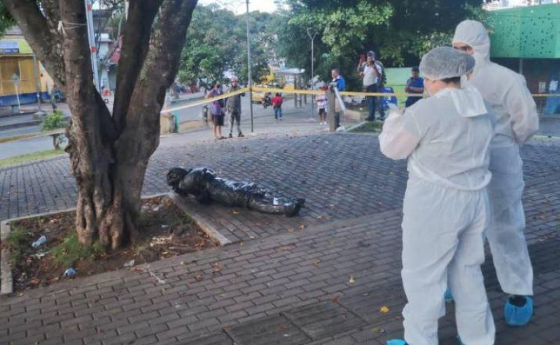 Susto por falsos cadáveres en bolsas en Bucaramanga