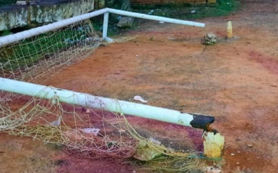 Arco de fútbol cayó sobre niña de 10 años y la envió a UCI