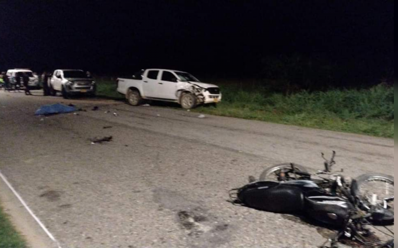 Motorizado falleció en la vía La Gómez de Sabana de Torres