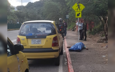 Taxista falleció frente a la Terminal de Bucaramanga