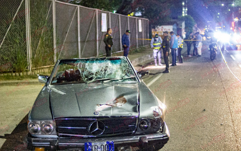 Motorizado murió en accidente en el Anillo vial de Girón