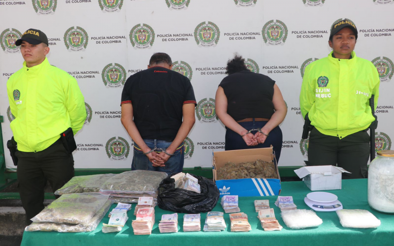 Encaletaban 400 kilos de marihuana en el barrio Modelo