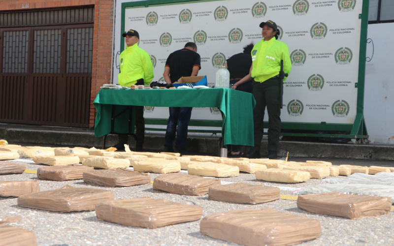 Encaletaban 400 kilos de marihuana en el barrio Modelo