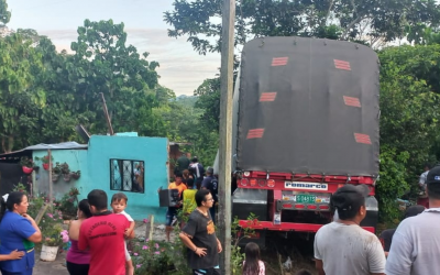 Video: ‘Mula’ se estrelló contra dos viviendas vía a El Playón