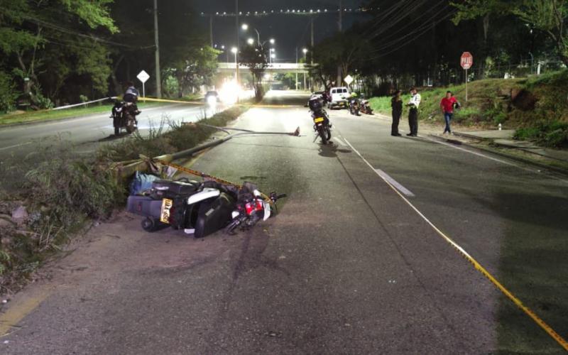 Dos motorizados muertos en accidentes en Girón