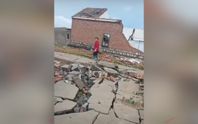 Video: Más de dos mil afectados por un tornado en China
