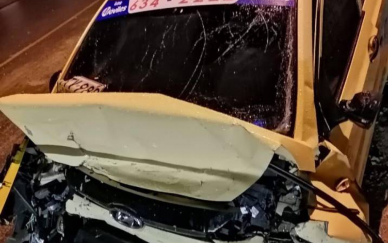 Video: Taxista herido por conductor en embriaguez