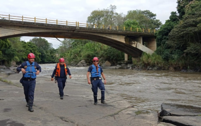 Turista fue arrastrado por la corriente del río Suárez