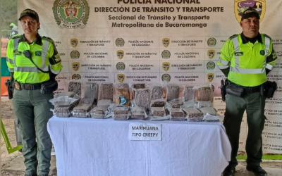 Hallan narcoencomienda en vía La Fortuna – Bucaramanga