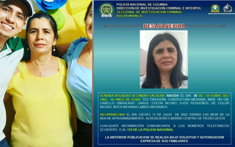 Autoridades siguen en la búsqueda de doña Rosalba