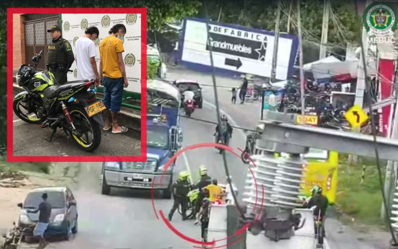 Vídeo: Así fue la persecución y captura de dos motoladrones