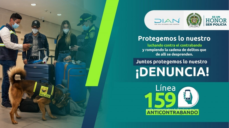 Se puso en marcha la Línea Única Anticontrabando 159