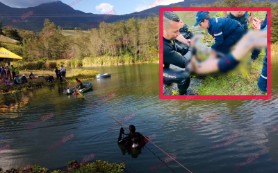 Rescatan cuerpo de joven en laguna de Molagavita