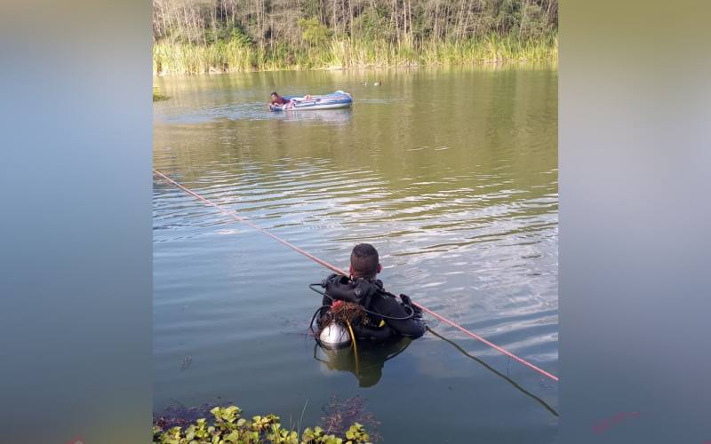 Rescatan cuerpo de joven en laguna de Molagavita