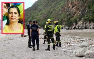 Buscan a doña Rosalba con buzos en el río Chicamocha