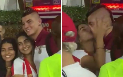 Video: Le robaron beso al jugador Michael Rangel
