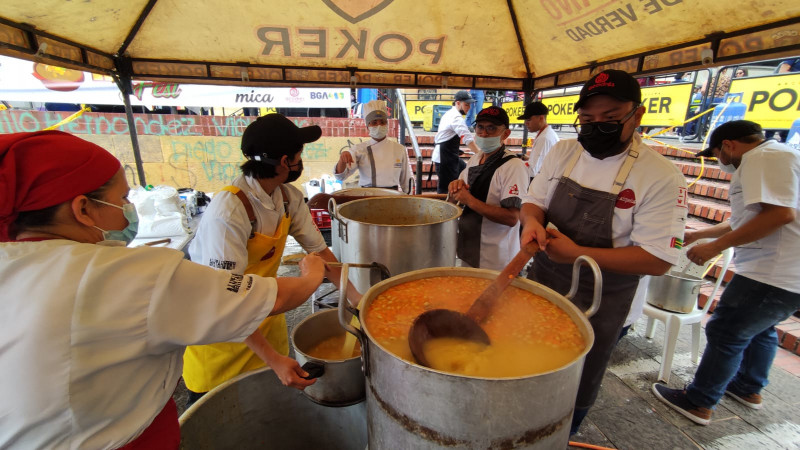 ¡Vaya y coma mute en la plaza Luis Carlos Galán!