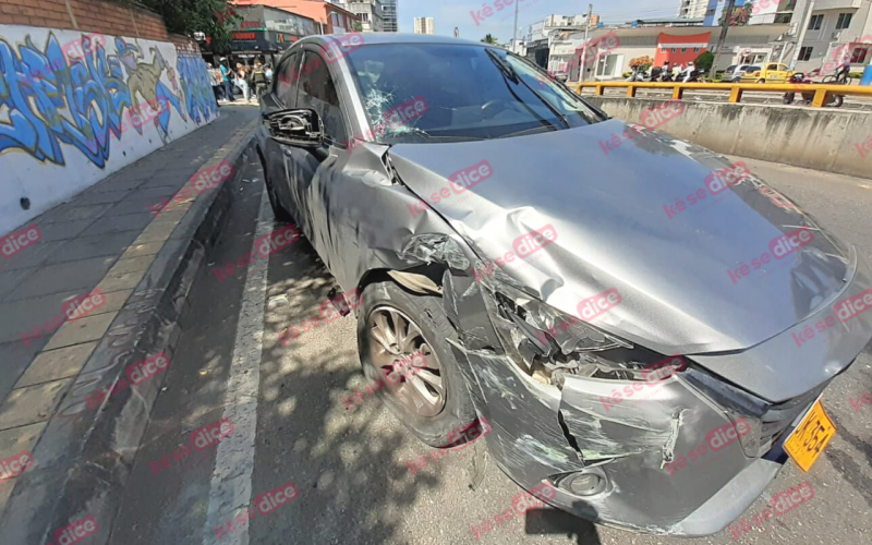 Una mujer y su hija arrolladas por carro fuera de control