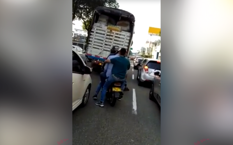 Video: Imprudencias y choques por doquier en Bucaramanga