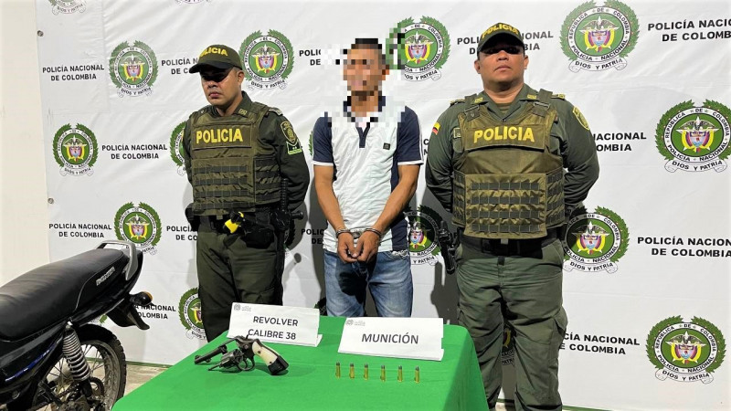 Llevaba un arma de fuego para irrumpir en El Paraíso