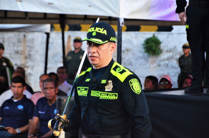 Llegó el nuevo comandante de Policía al Magdalena Medio