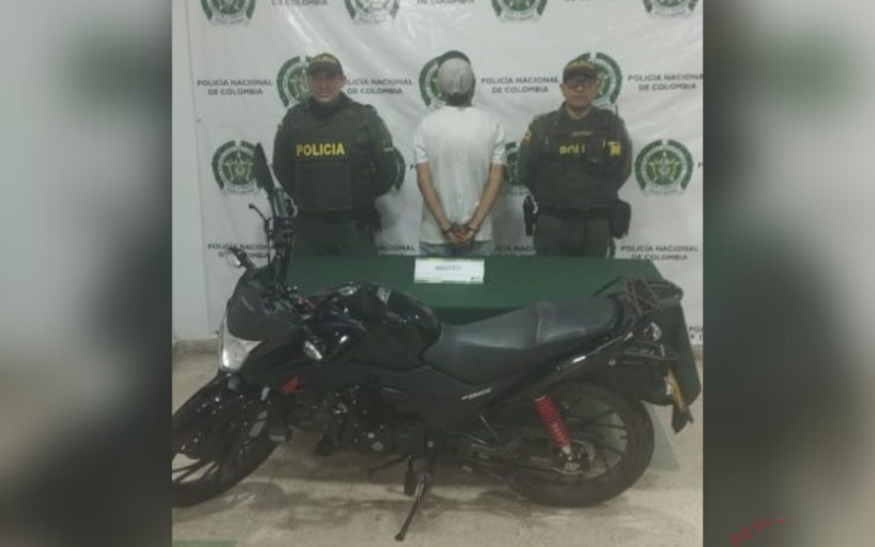 Se había robado una moto en el barrio María Paz