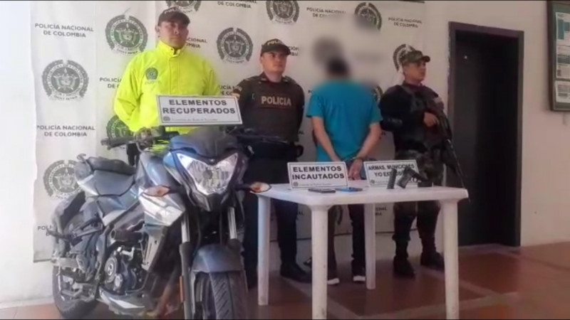 Capturan a peligroso criminal en Santander