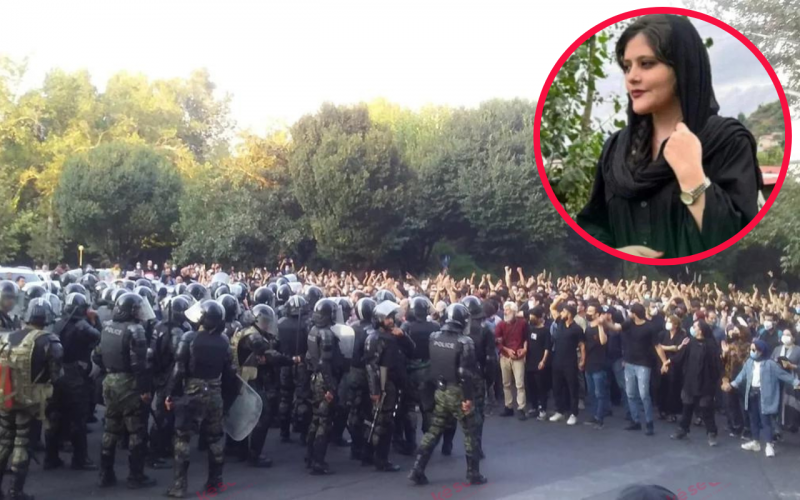 Fuertes protestas en Irán por asesinato de una joven