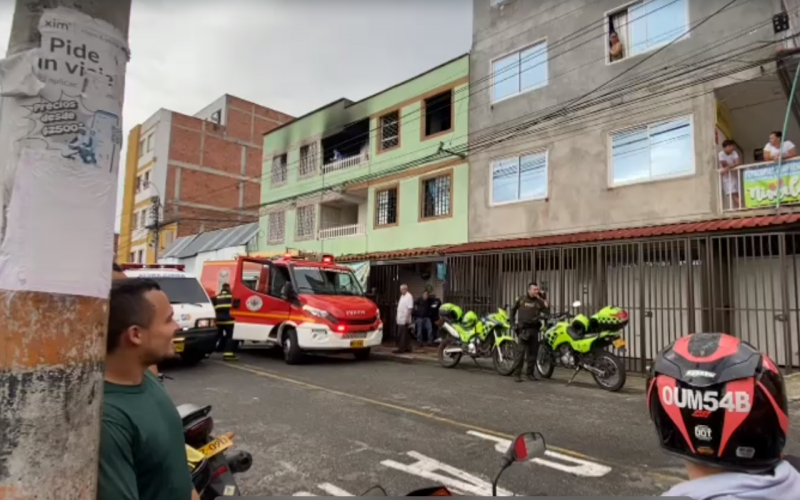 Varios lesionados por incendio en casa de El Reposo