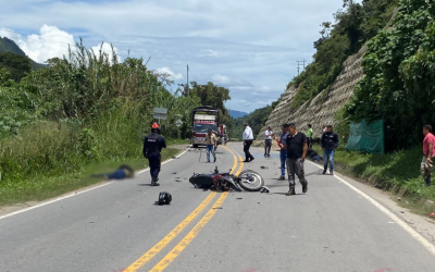 Dos muertos en choque en la vía Bucaramanga – Cúcuta
