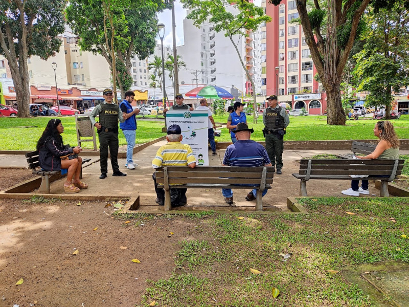 Policía hace campaña contra el homicidio y las lesiones