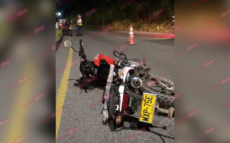 Motorizado falleció cerca al peaje vía Aeropuerto-Girón