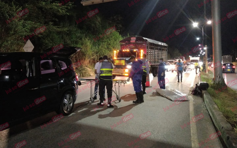 Motorizado falleció cerca al peaje vía Aeropuerto-Girón