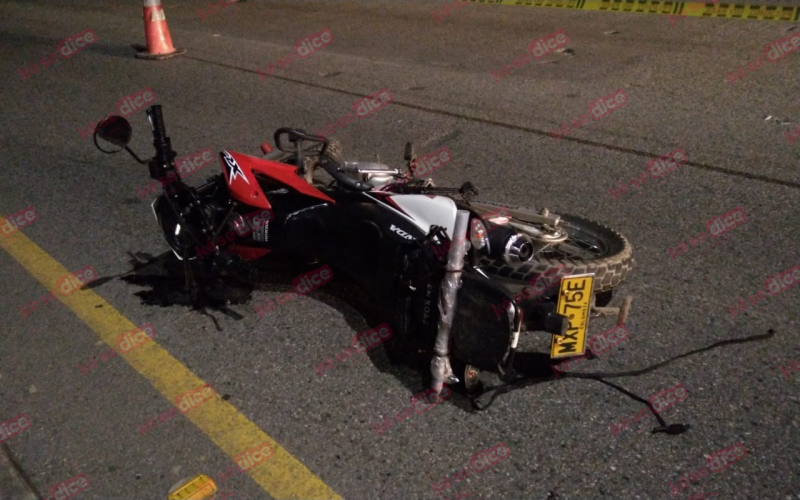 Motorizado falleció cerca al peaje vía Aeropuerto-Girón