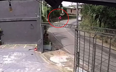 Video captó choque mortal de ciclista en Ruitoque