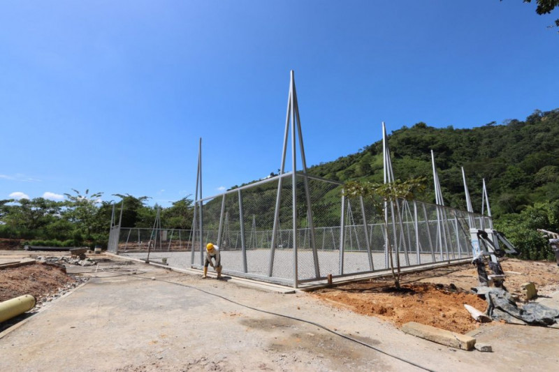 Avanza la construcción del parque Vijagual en zona rural