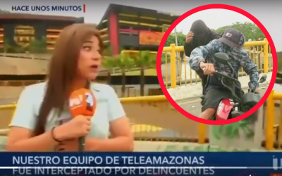 Video: tratan de atracar a periodistas en vivo en Ecuador