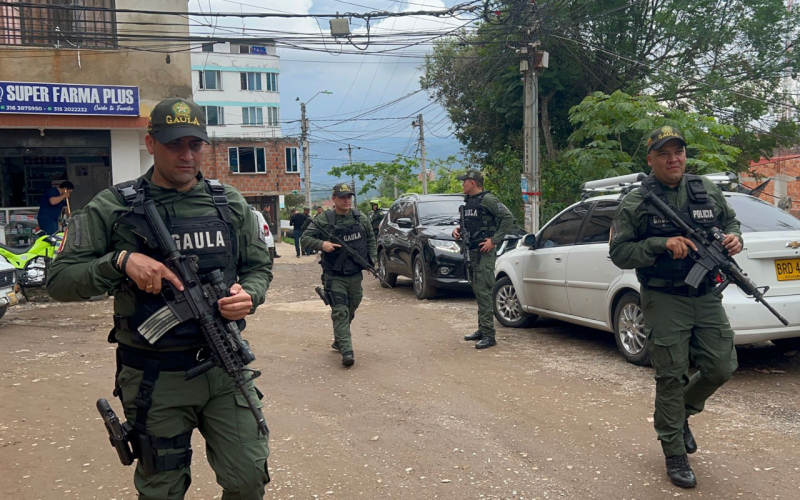 La Policía Metropolitana de Bucaramanga lidera operativos contra la delincuencia