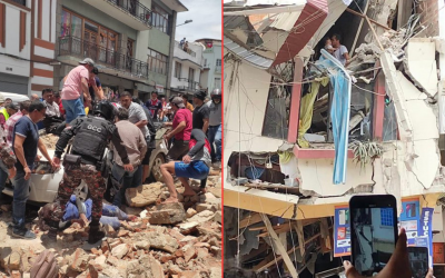 Terremoto de Ecuador y Perú deja al menos 13 muertos y numerosos daños en edificaciones